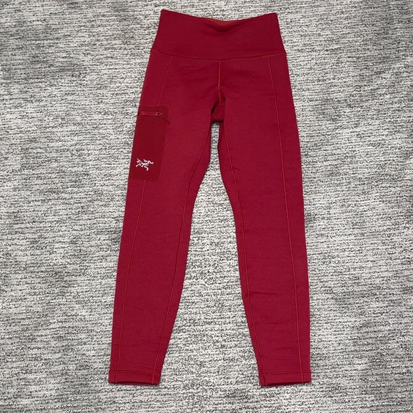 Arc’teryx heavyweight rho leggings women bordeaux - Picture 8 of 9